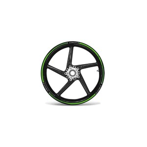 Kit di Strisce Adesive Verdi per Cerchioni da 17 Pollici per Moto Kawasaki Z900, Decorazione Compatibile per Ruote - Product Image 1