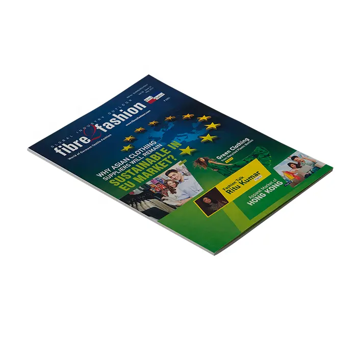 Dirancang dengan baik kualitas tinggi Pamphlet brosur katalog majalah penuh warna Buku Murah cetak