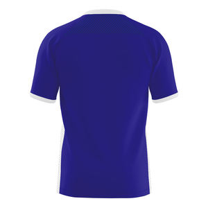 เสื้อฟุตบอลผ้าโพลีเอสเตอร์100% เสื้อกีฬาแขนสั้นเสื้อคอวีสำหรับฤดูหนาว - Product Image 2