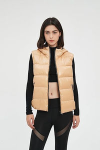 Chaleco acolchado sin mangas brillante personalizado para hombre, chaqueta de invierno, ropa de abrigo informal transpirable, fabricante exportador - Product Image 2