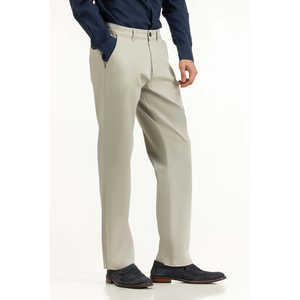 Pantalones Caqui de Algodón 100% para Hombre, Corte Slim Fit, Estilo Oxford, Cierre de Cremallera, Casual Elegante, Nuevos Pantalones de Negocios MN-TRC-WS25-017 - Product Image 1