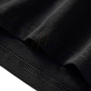 Camiseta de color sólido 100% algodón con bordado para hombre, cómoda, talla grande, informal, con bordado. - Product Image 6