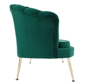 Moderner Samts toff Luxus Chaise Freizeit Sofa Lounge Moderner Arm Sofa Stuhl Wohnzimmer Sessel