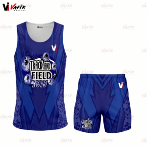 Ensemble d'uniformes d'athlétisme 100% polyester personnalisés unisexe Uniforme de piste de marathon sublimé à séchage rapide pour les sports d'été - Product Image 4