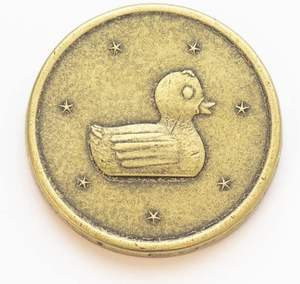 Pièce de rappel stoïque en laiton antique Memento Mori Pièce de défi vierge, ébauches de gravure en laiton massif - Product Image 6