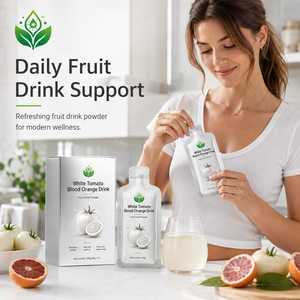 Bebida en Polvo de Tomate Blanco y Naranja Sanguina con Vitamina C e Inulina, OEM ODM, Marca Privada, Bolsa de 30g, Caja de 150g - Product Image 4