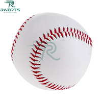 Pelotas de Béisbol de Cuero Sintético Razorts International BB002 al por Mayor, Pelotas de Béisbol para Adultos con Diseño Personalizado, Hechas a Mano, Ligeras, de Goma para Entrenamiento