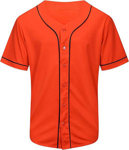 XS-4XL Oversize Loose Quick Dry 100%polyester Mesh Sport Jersey Breathable Short Sleeve Sports Uniform Blank <b>Baseball</b> Jersey - Product Image 1