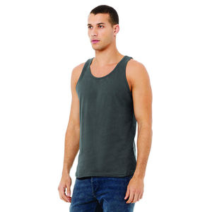 Venta caliente transpirable ropa de fitness deportes gimnasio poliéster liso en blanco gimnasio Fitness Tank Top hombres - Product Image 2