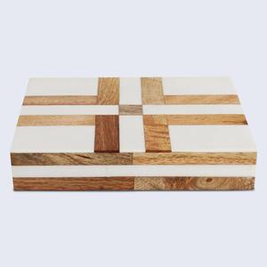 Boîte de rangement à bijoux en résine et bois faite à la main, forme rectangulaire personnalisée, durable, thème jardin, cadeau Gani Craft Impex, vente chaude - Product Image 2