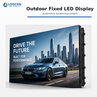 Écran publicitaire LED extérieur P8 IP65 pour façade de centre commercial, avec service avant/arrière, pour magasins de détail et ascenseurs