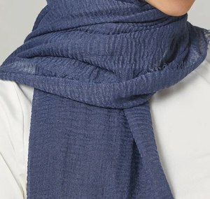 ผ้าฮิญาบสำหรับผู้หญิงผ้ามุสลิมเนื้อนุ่มสำหรับฤดูใบไม้ร่วงผ้าโพกหัวออกแบบได้ตามต้องการ - Product Image 3