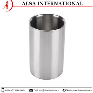 Seau à vin en acier inoxydable poli de nouvelle conception personnalisée en Offre Spéciale d'Inde - Product Image 2