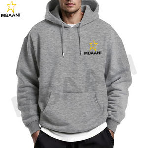 Sweat-shirts à capuche décontractés à manches longues avec cordon de serrage et poche kangourou pour hommes et femmes - Product Image 1