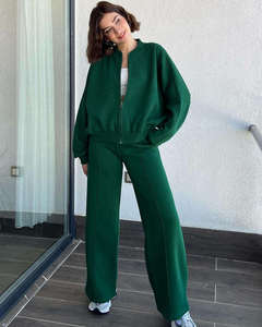 2026 Women's Casual Sports Zippered <b>Cardigan</b> Sweatshirt <b>Long</b> Tracksuit Solid Pullover <b>Hoodie</b> for Winter Fashion Trends - Product Image 4