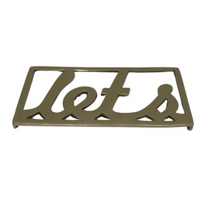 High Quality Metal 5mm LETS Trivet for Elevating Slow Cookers and Protecting Delicate Countertops - Product Image 1