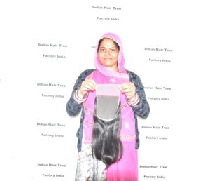 ต้นผมอินเดีย2025ปิดแบบดิบๆดูเป็นธรรมชาติผมตรงนุ่มและนุ่มไม่ผ่านกระบวนการ - Product Image 4