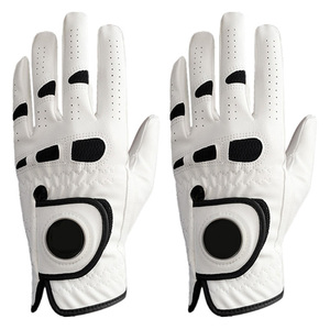 Gants de golf en cuir légers et confortables, logo personnalisé, antidérapants, en peau de mouton, adhérence stable, gants de sport pour le golf - Product Image 1