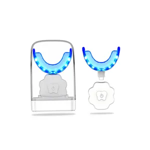 2023 strumento elettrico automatico di bellezza dei denti dispositivo di sbiancamento dei denti senza fili 360 gradi a forma di U strumento dentale Blue Ray