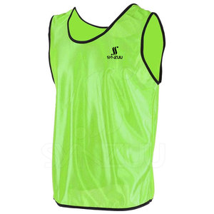 Babero de entrenamiento con impresión de logotipo personalizado de alta calidad, malla verde transpirable para adultos, venta al por mayor, ropa de fútbol - Product Image 2