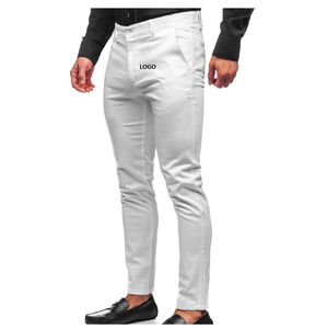 Pantalones de Vestir Casuales de Color Sólido para Hombre, OEM, Deportivos, Talla Grande, Resistentes al Viento, Transpirables, de Alta Calidad, con Logotipo y Talla Personalizados - Product Image 1