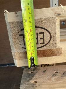 Palette Euro en bois dur à entrée industrielle à 4 voies 1200x800 certifiée CE à vendre à bas prix - Product Image 5