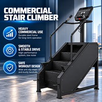 Équipement de fitness commercial haute performance BN, écran tactile, vitesse réglable, simulateur d'escalade pour la salle de sport, Stepmill