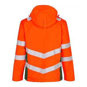 Chaquetas de Trabajo Color Naranja Impermeables Ligeras de Softshell con Cremallera Reflectante - Product Image 6