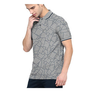 เสื้อโปโลผ้าฝ้ายพลัสไซส์สำหรับผู้ชายเสื้อกอล์ฟลำลองแบบเรียบง่ายโลโก้ออกแบบได้ตามต้องการ - Product Image 3