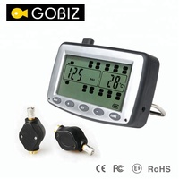 Capteurs externes TPMS pour camions lourds Gobiz - Système de surveillance de la pression des pneus pour camions et bus à 6 à 22 roues, modèle MT508T22 5-24V