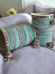 Joyería étnica colorida para bodas, brazaletes nupciales con puntos de Metal a la moda para fiestas y regalos de devolución - Product Image 5