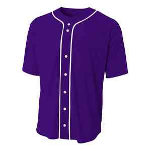 Camiseta de Béisbol Personalizada con Ajuste Cómodo, Tejido Transpirable 100% Poliéster, Impresión Digital, Ropa Deportiva Unisex para Adultos - Product Image 1