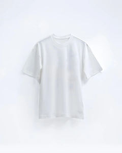 เสื้อยืดผ้าฝ้าย100% แฟชั่นสำหรับผู้ชายเสื้อยืดพิมพ์ลายโลโก้หน้าจอสีทึบผ้าทอไหล่ปล่อยไซส์ใหญ่พิเศษ - Product Image 3