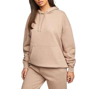 ชุดสเวตเตอร์และกางเกงสเวตเตอร์น้ำหนักเบาสำหรับผู้หญิงชุดสเวตเตอร์ออกแบบโลโก้ได้ตามต้องการ - Product Image 3