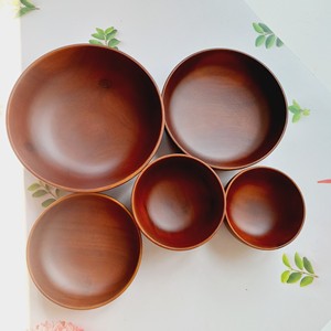 Reusable Acacia Wooden Bowl Variety Size Safety Bowl <b>For</b> Salad Fruit Rice Decor From Vietnam High Quality - Product Image 1