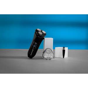 Afeitadora Eléctrica Inalámbrica Húmeda/Seca con Recorte de Precisión, Cabezales Giratorios Ergonómicos, Triple Cuchilla, IPX7, Afeitadora Facial Lavable con Guía para Barba - Product Image 6