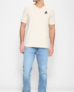 Nouveaux hommes coupe décontractée 100% t-shirt en coton doux pour hommes avec broderie de Logo personnalisé et commandes en gros d'impression numérique disponibles - Product Image 5