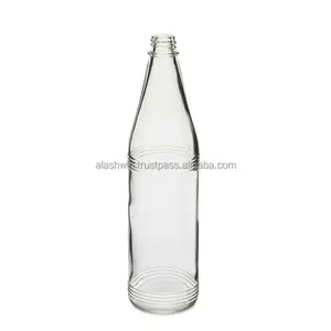 बोतल डिजाइन हॉट सेलिंग कम कीमत स्पष्ट हरे दौर की खाली कांच की बोतलें अद्वितीय डिजाइन गर्म बिक्री खाली शराब पेय थोक
