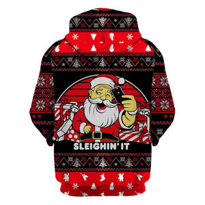 Sweat-shirts à thème Père Noël pour événement de Noël spécial, sweat-shirt à capuche en coton pour fête, toutes tailles disponibles, Père Noël Noël - Product Image 4