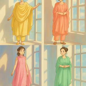 El último traje Salwar con estampado de algodón exclusivo del diseñador indio de Bollywood con Dupatta disponible a los mejores precios para ropa de mujer - Product Image 1