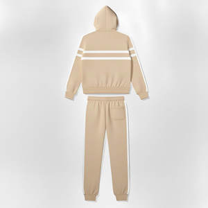 Ensemble de survêtement à capuche personnalisé avec logo, tissu de qualité supérieure, coupe confortable pour les équipes sportives, vêtements décontractés et promotionnels - Product Image 4