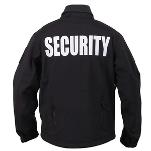 Chaqueta Cortavientos de Poliéster de Alta Calidad para Hombre, Negra, Cálida, de Seguridad, para Todas las Estaciones, Color Personalizado ODM, con Bolsillo - Product Image 2