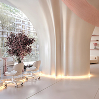 Meuble de salon, chariot de beauté, présentoir LED, présentoir extérieur, présentoir à parfums, vitrine, présentoir personnalisé pour maquillage et ongles
