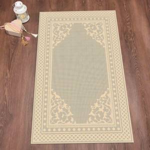 Tapis de prière beige : Tapis de culte islamique doux, lavable en machine, avec poils doux - Product Image 1