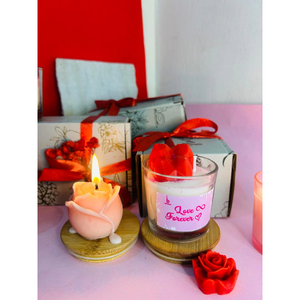 Bougie en cire décorative sur le thème du couple de la Saint-Valentin pour une utilisation romantique à la maison au meilleur prix - Product Image 1