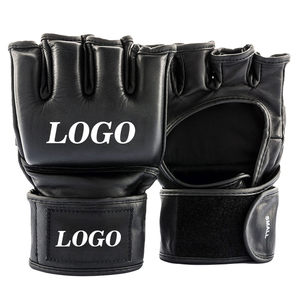 Gants de Sparring MMA Durables avec Protection des Jointures, Sangle de Poignet Réglable, Respirants et Confortables, Matériau PU Premium à Paume Ouverte, Fermeture à Crochet - Product Image 2