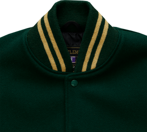 แจ็คเก็ตกีฬาทีมเลตเตอร์แมนสำหรับผู้ชายเสื้อแจ็กเก็ตแขนหนังหรือขนสัตว์คุณภาพสูง - Product Image 6