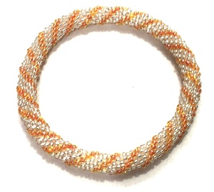 Pulseras de moda de estilo hip hop para niños con cuentas de cristal en forma de borla de colores con longitud flexible para ocasiones de regalo - Product Image 4