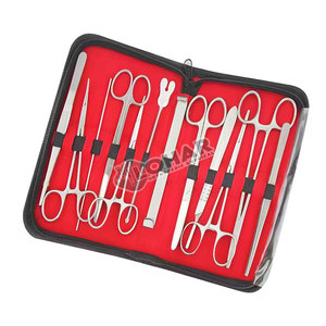 Ensembles chirurgicaux en acier inoxydable 12 PCS KIT DE DISSECTION MÉDICALE Instruments d'anatomie chirurgicale SET Équipements chirurgicaux de haute qualité - Product Image 1