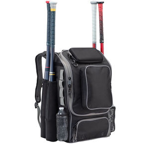 Sac à dos de sport unisexe tendance en polyester avec imprimé baseball, fermeture éclair, bandoulière arquée, vente en gros, prix bas, haute qualité - Product Image 1